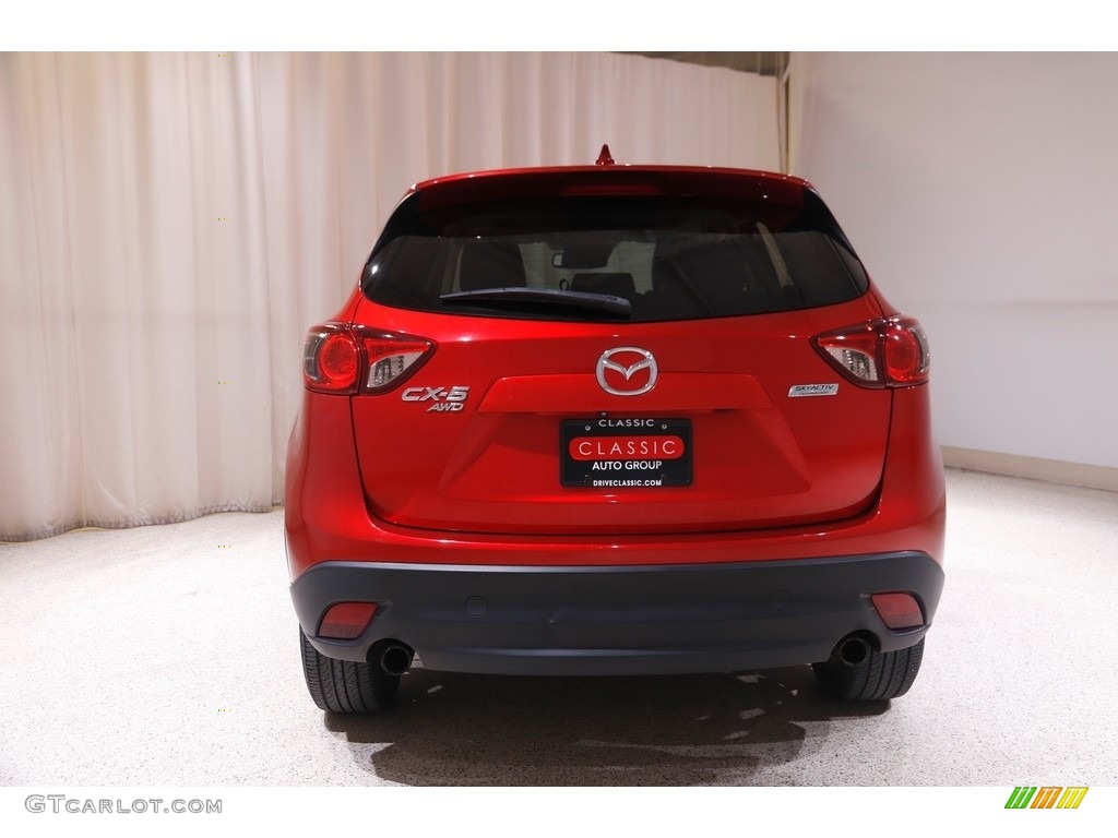 2014 CX-5 Grand Touring AWD - Soul Red Metallic / Black photo #19