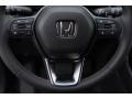 Black 2023 Honda CR-V Sport AWD Hybrid Steering Wheel