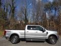 Iconic Silver 2021 Ford F250 Super Duty Lariat Crew Cab 4x4 Exterior