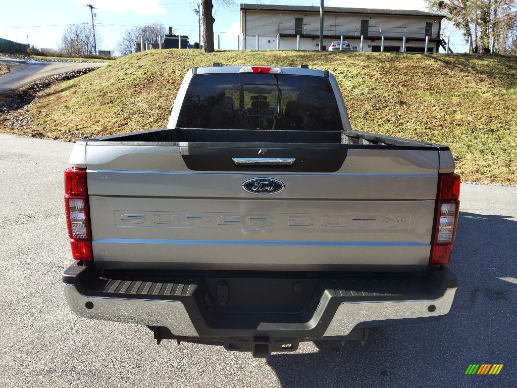 2021 F250 Super Duty Lariat Crew Cab 4x4 - Iconic Silver / Black photo #7
