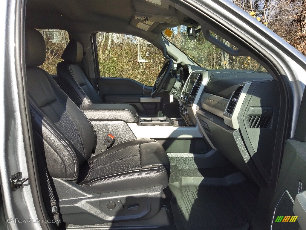2021 F250 Super Duty Lariat Crew Cab 4x4 - Iconic Silver / Black photo #16