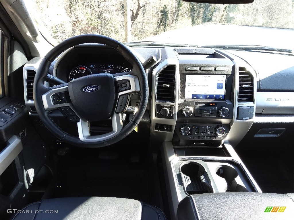 2021 F250 Super Duty Lariat Crew Cab 4x4 - Iconic Silver / Black photo #17