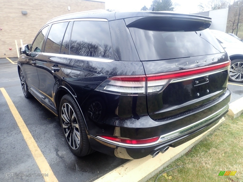 2020 Aviator Black Label Grand Touring AWD - Infinite Black / Black Label Luggage Tan photo #2