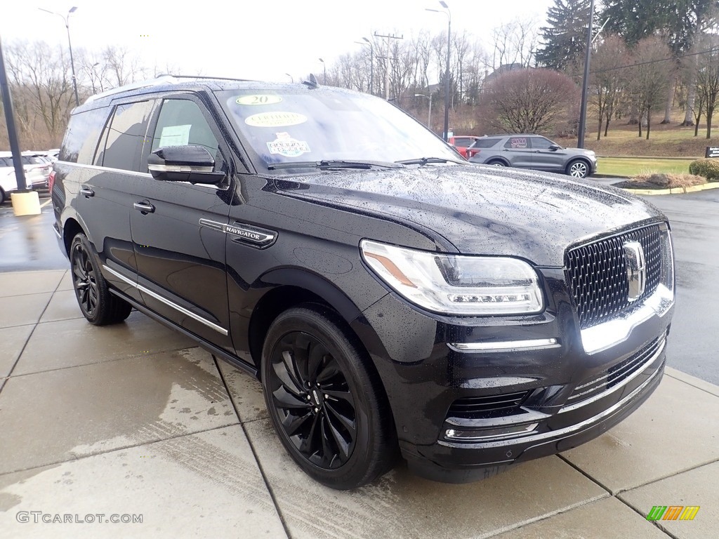 Infinite Black 2020 Lincoln Navigator Reserve 4x4 Exterior Photo #145329322