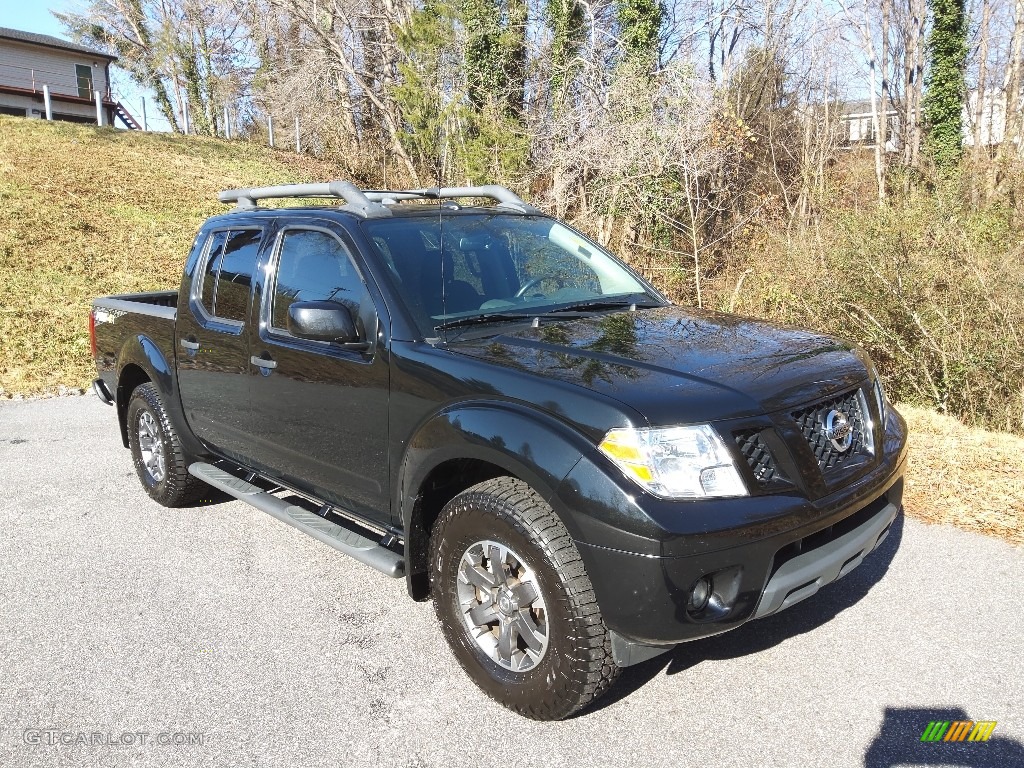 Magnetic Black Pearl 2020 Nissan Frontier Pro-4X Crew Cab 4x4 Exterior Photo #145329445