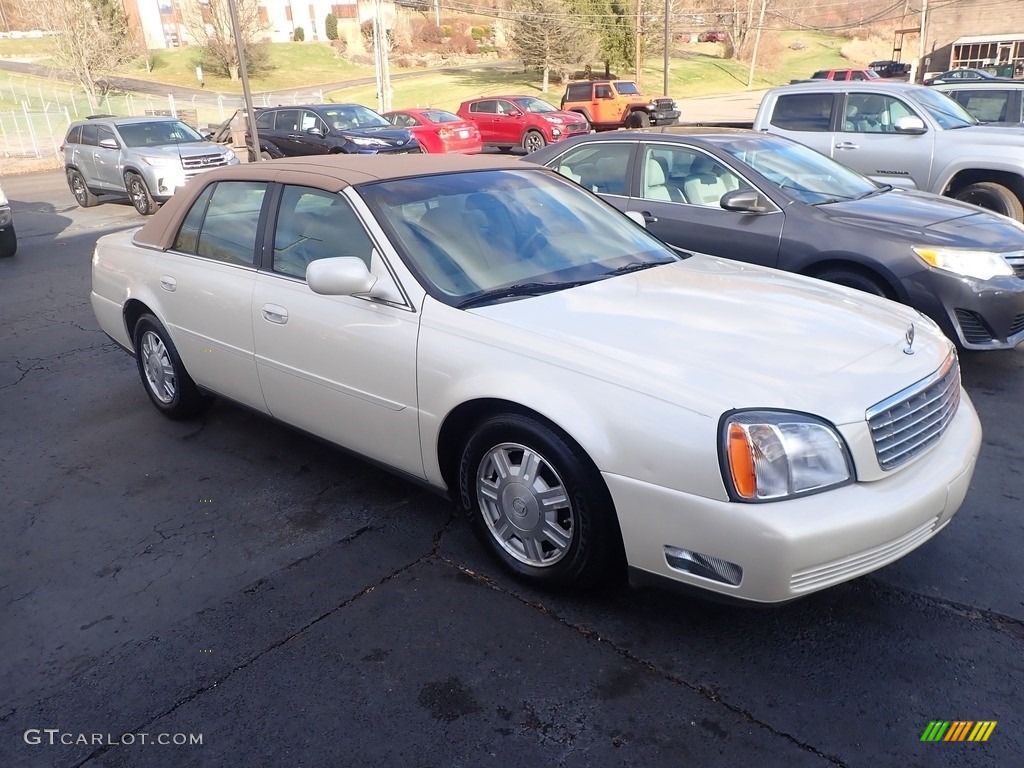 2003 DeVille Sedan - White Diamond / Neutral Shale Beige photo #2