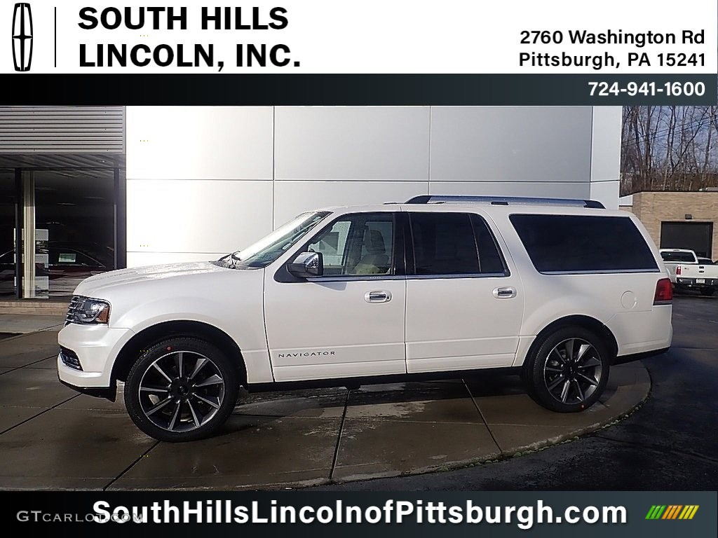 2017 Navigator L Reserve 4x4 - White Platinum / Dune photo #1