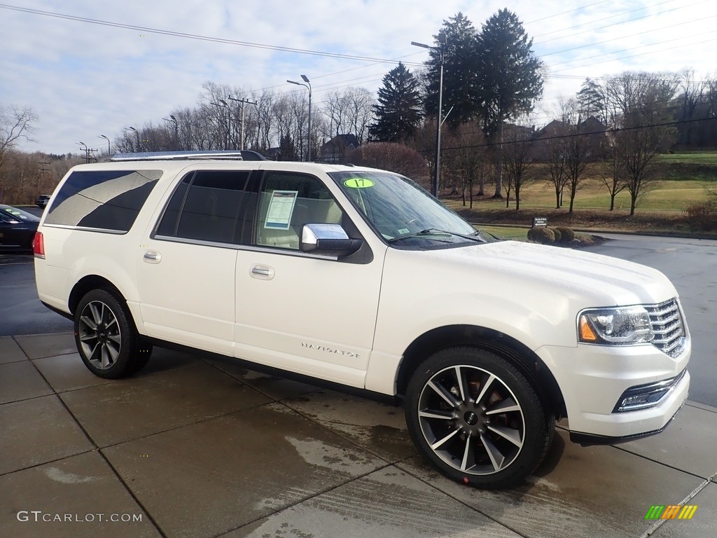 2017 Navigator L Reserve 4x4 - White Platinum / Dune photo #7