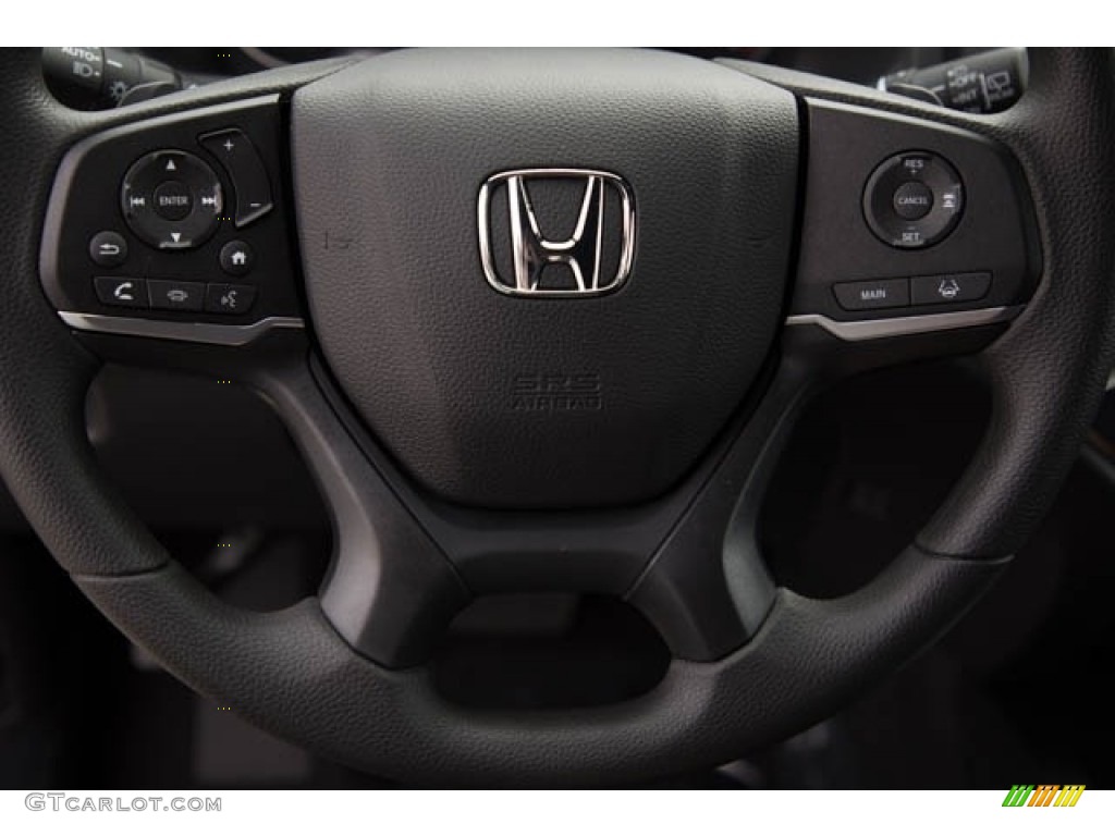 2022 Honda Pilot Sport Black Steering Wheel Photo #145329817