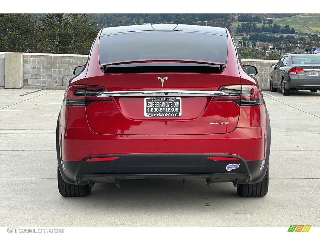 2019 Model X Standard Range - Red Multi-Coat / Cream photo #4