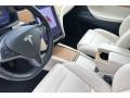 Cream 2019 Tesla Model X Standard Range Interior Color