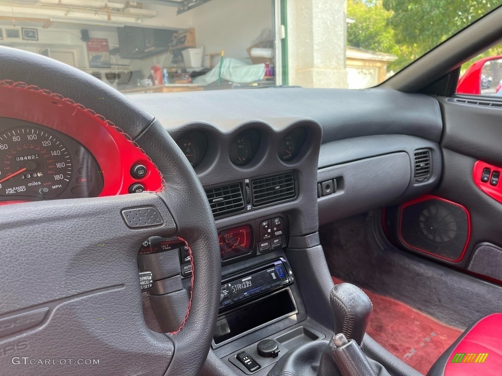 1991 Dodge Stealth R/T Turbo Black Dashboard Photo #145330799
