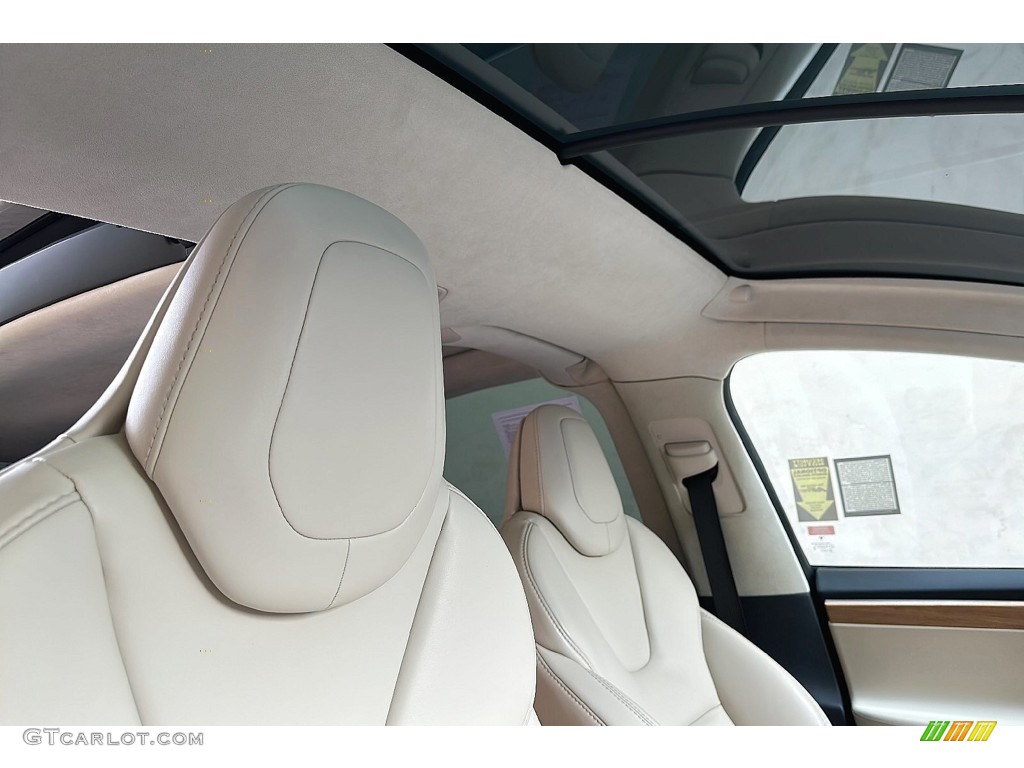 2019 Model X Standard Range - Red Multi-Coat / Cream photo #19