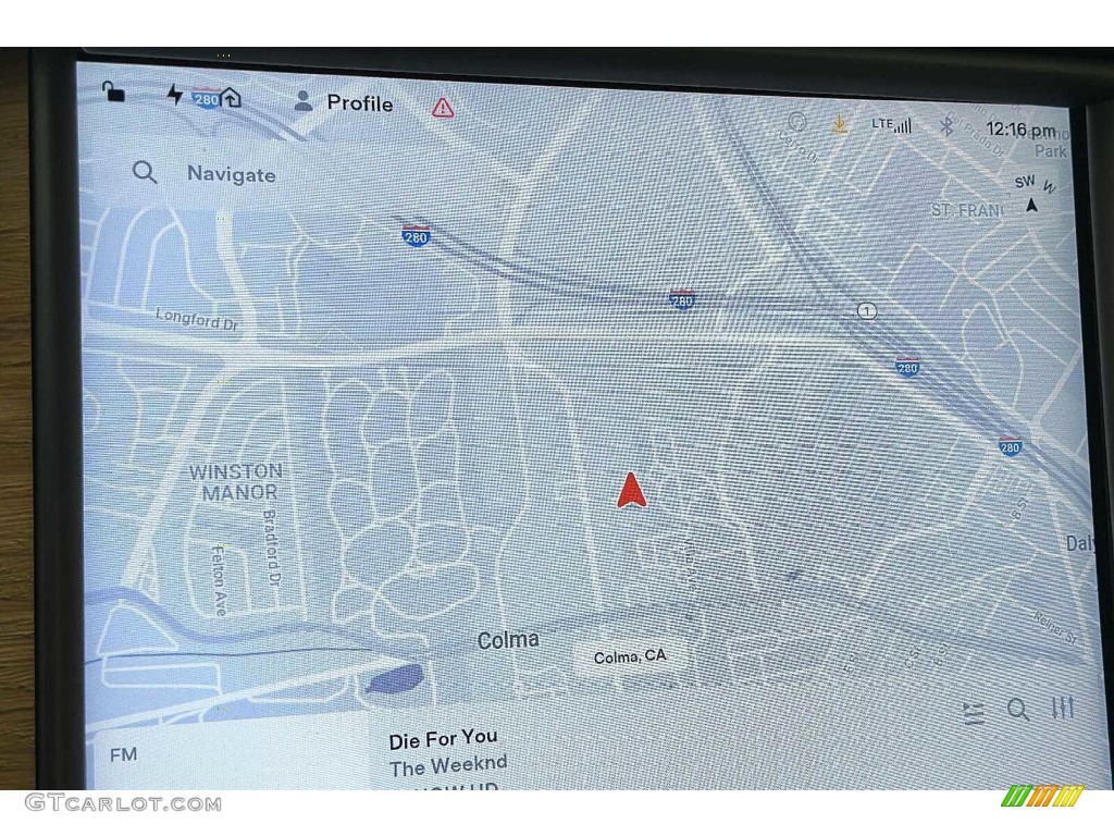 2019 Tesla Model X Standard Range Navigation Photos