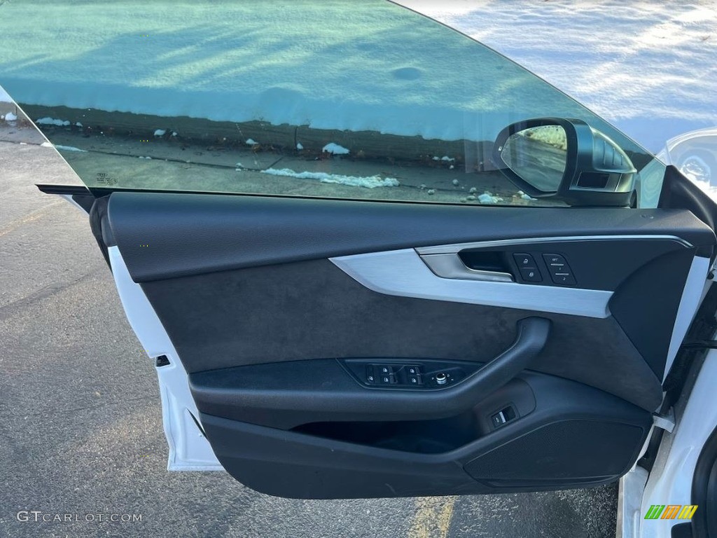 2018 Audi S5 Premium Plus Sportback Black Door Panel Photo #145331801