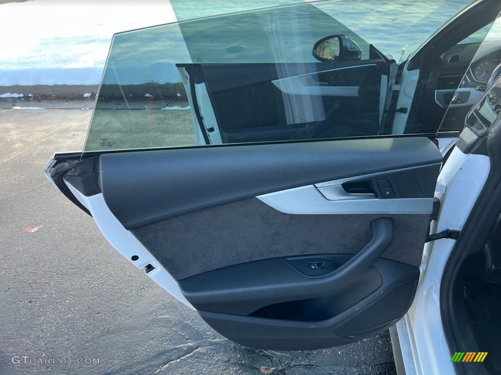 2018 Audi S5 Premium Plus Sportback Black Door Panel Photo #145331813