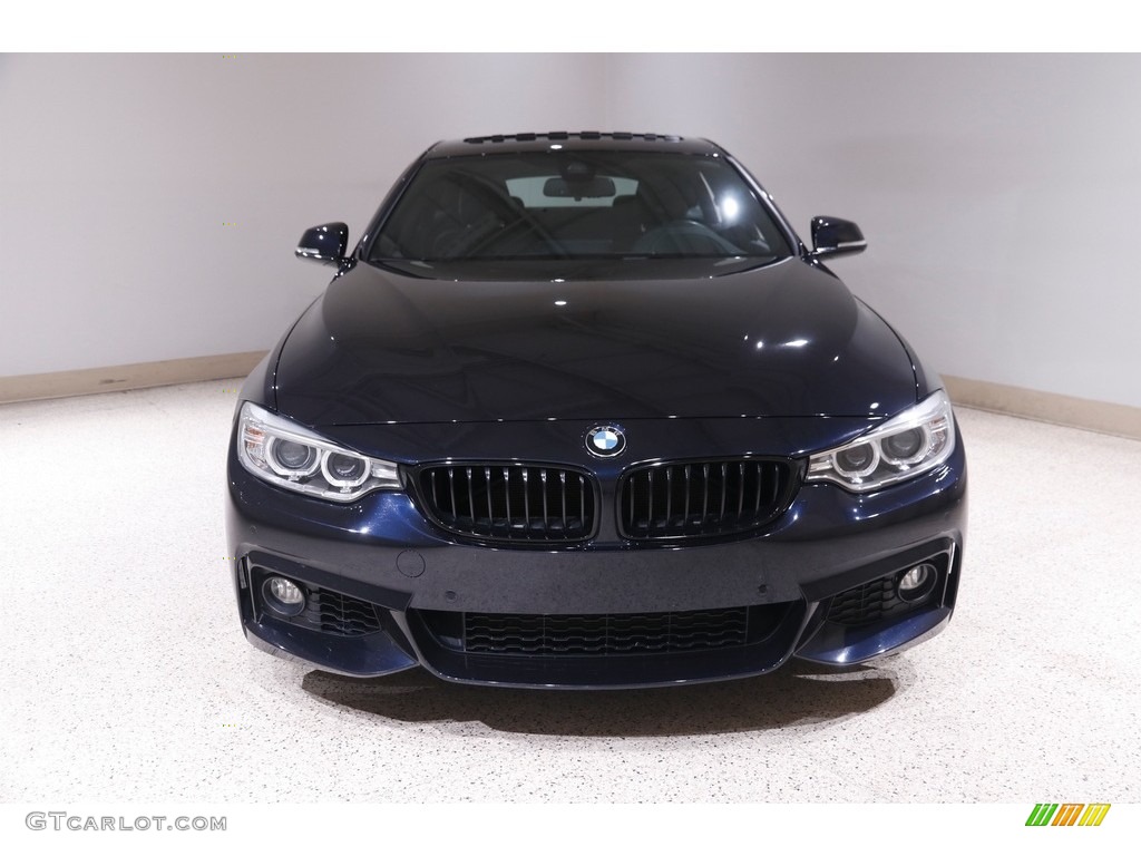 2017 4 Series 440i xDrive Gran Coupe - Carbon Black Metallic / Black photo #2