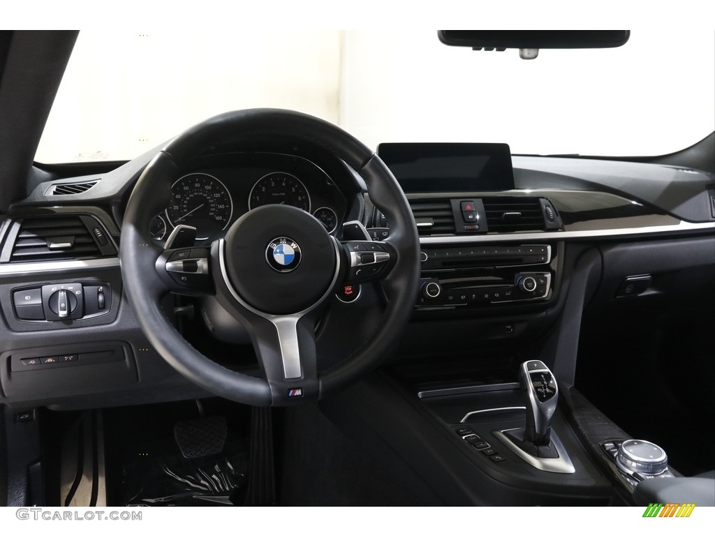 2017 4 Series 440i xDrive Gran Coupe - Carbon Black Metallic / Black photo #6