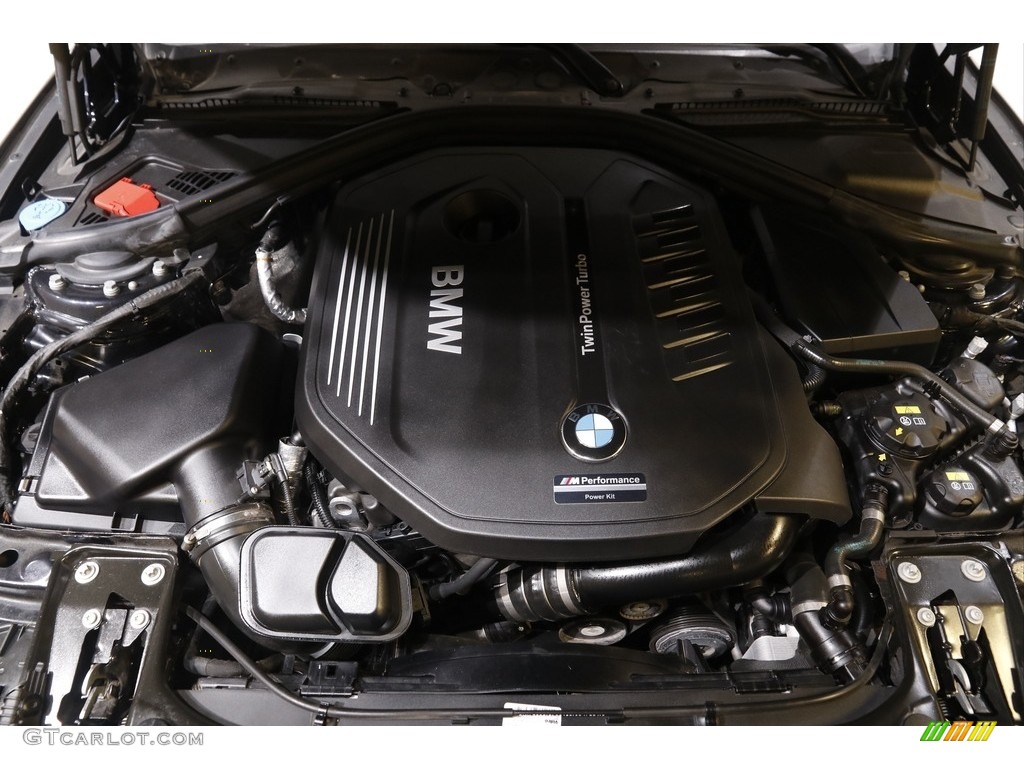 2017 4 Series 440i xDrive Gran Coupe - Carbon Black Metallic / Black photo #22