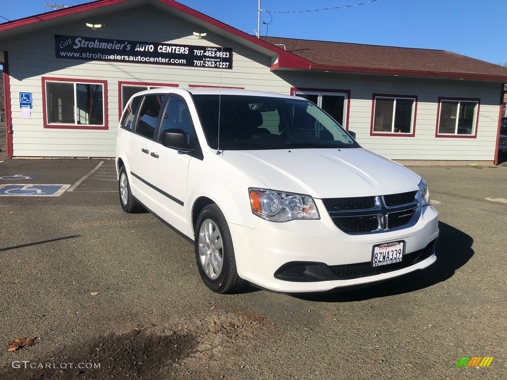 2016 Grand Caravan American Value Package - Bright White / Black/Light Graystone photo #1