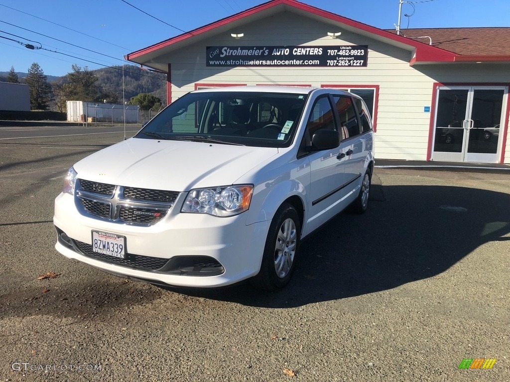 2016 Grand Caravan American Value Package - Bright White / Black/Light Graystone photo #2