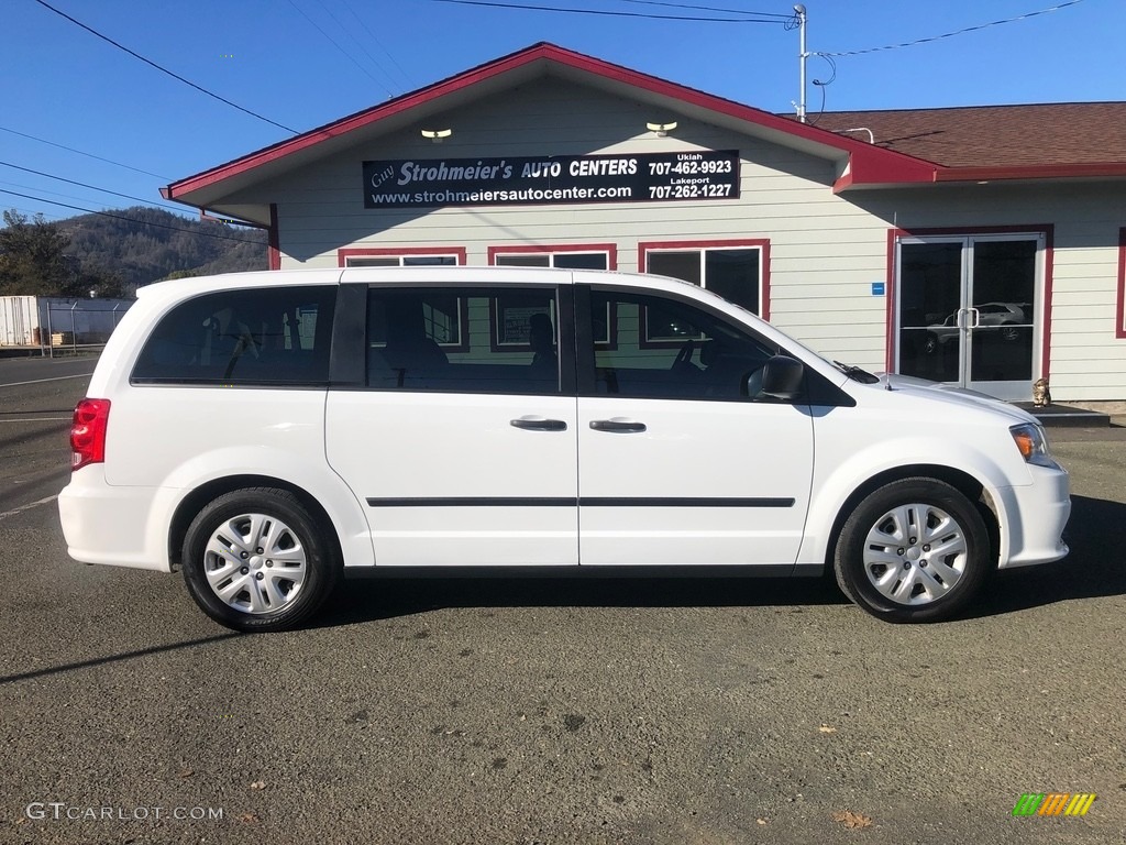 2016 Grand Caravan American Value Package - Bright White / Black/Light Graystone photo #4