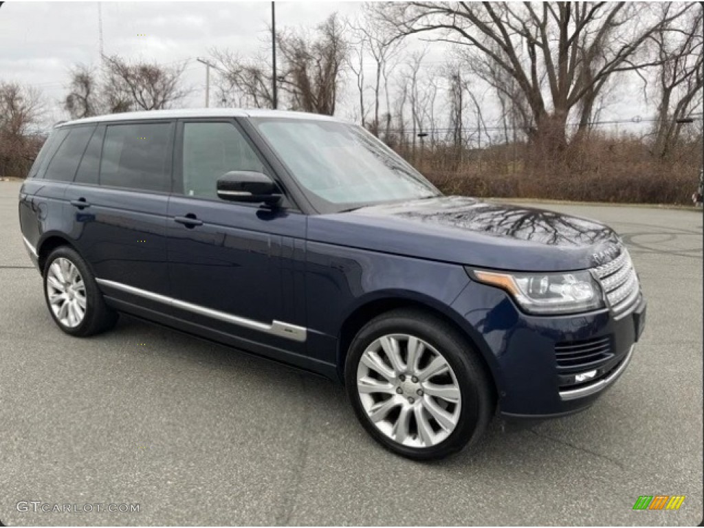 Loire Blue 2015 Land Rover Range Rover Supercharged Long Wheelbase Exterior Photo #145333398