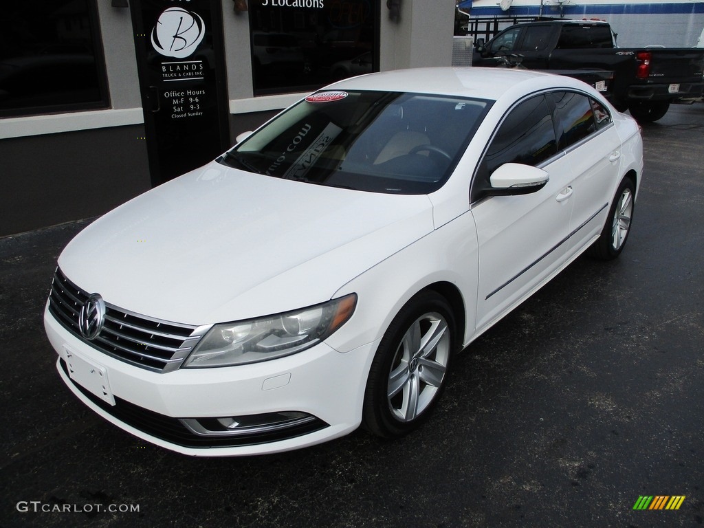 2013 CC Sport Plus - Candy White / Desert Beige/Black photo #2