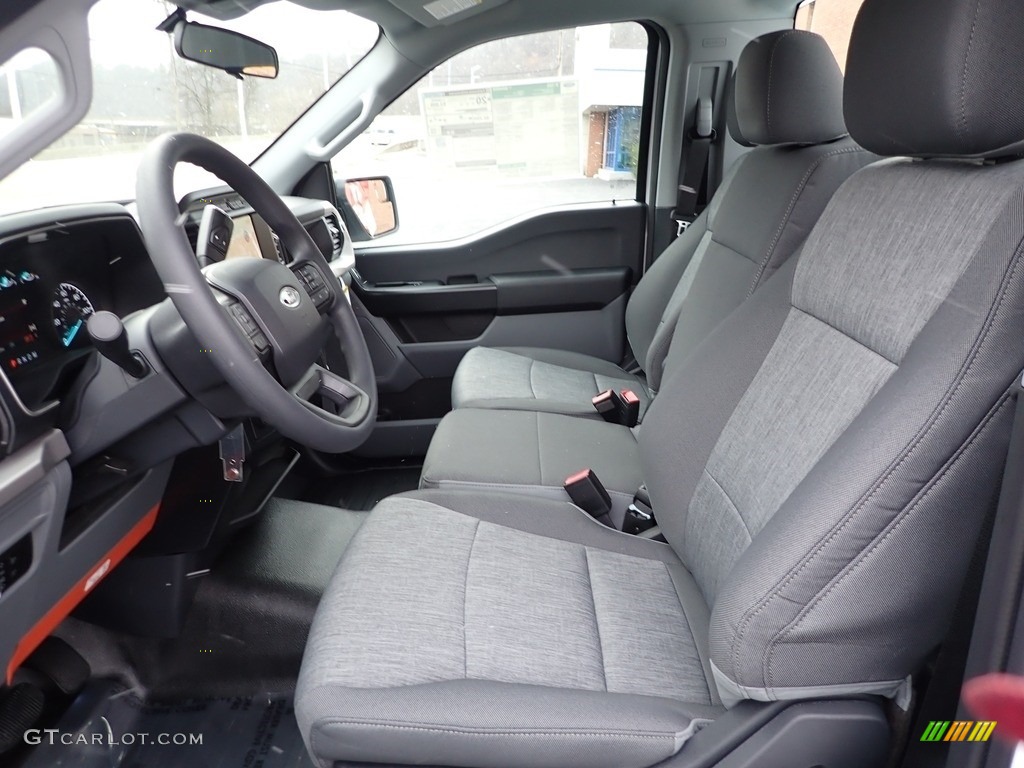 Slate Gray Interior 2023 Ford F150 XL Regular Cab 4x4 Photo #145333863