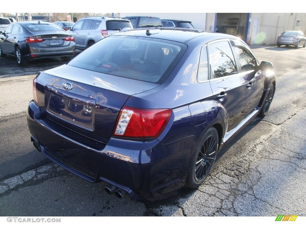 2014 Impreza WRX 4 Door - Plasma Blue Pearl / Carbon Black photo #5