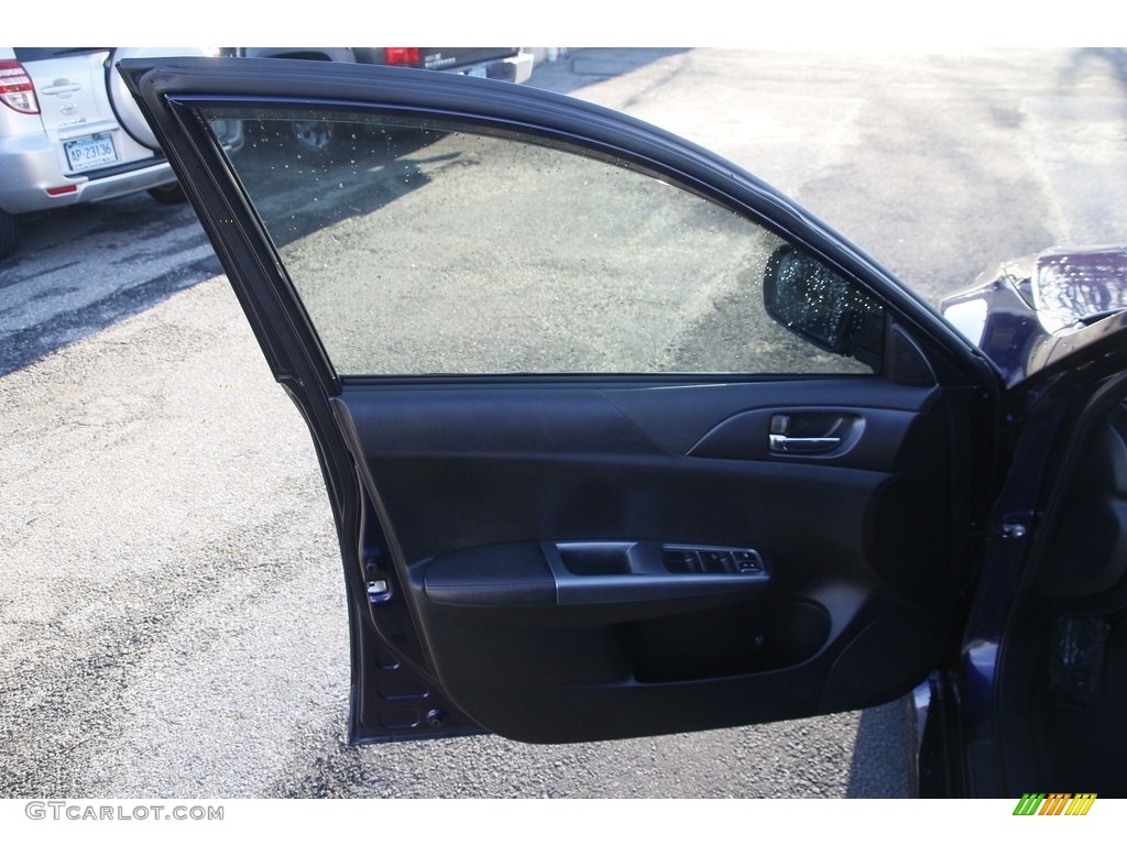 2014 Impreza WRX 4 Door - Plasma Blue Pearl / Carbon Black photo #9