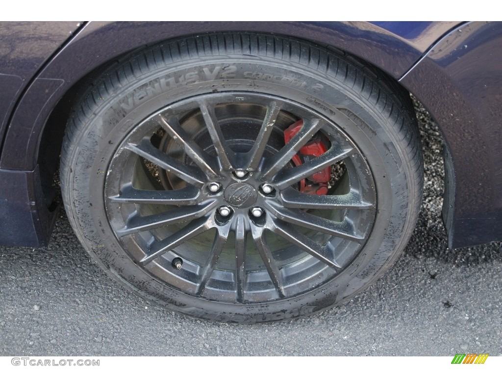 2014 Impreza WRX 4 Door - Plasma Blue Pearl / Carbon Black photo #22