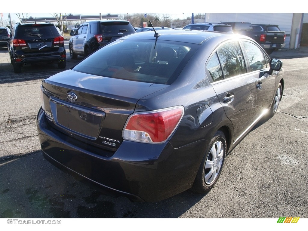 2014 Impreza 2.0i 4 Door - Dark Gray Metallic / Black photo #5