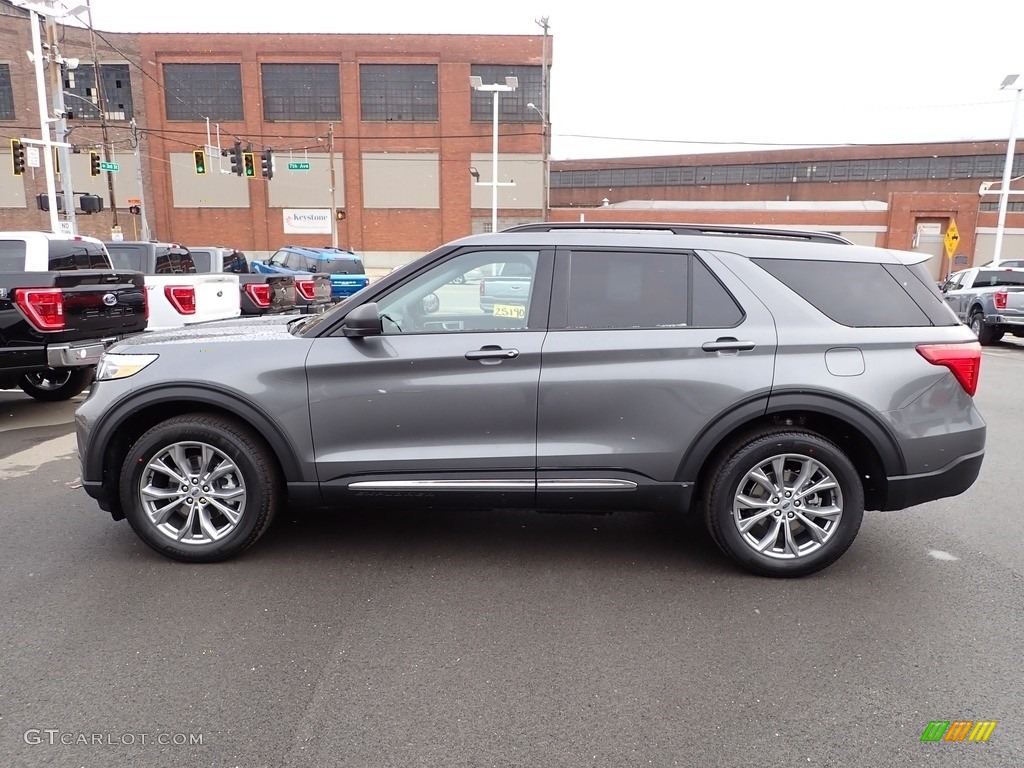 Carbonized Gray Metallic 2022 Ford Explorer XLT Exterior Photo #145334847