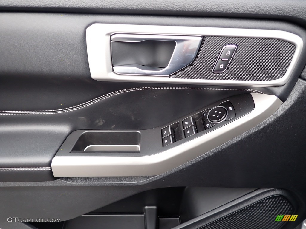 2022 Ford Explorer XLT Ebony Door Panel Photo #145334910