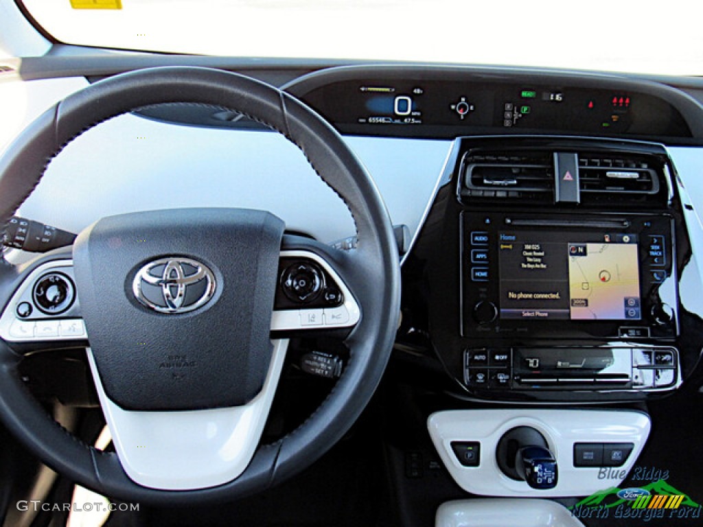 2017 Prius Prius Four Touring - Hypersonic Red / Moonstone Gray photo #15