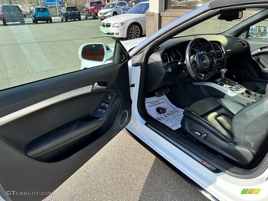 2017 A5 Sport quattro Cabriolet - Ibis White / Black photo #5