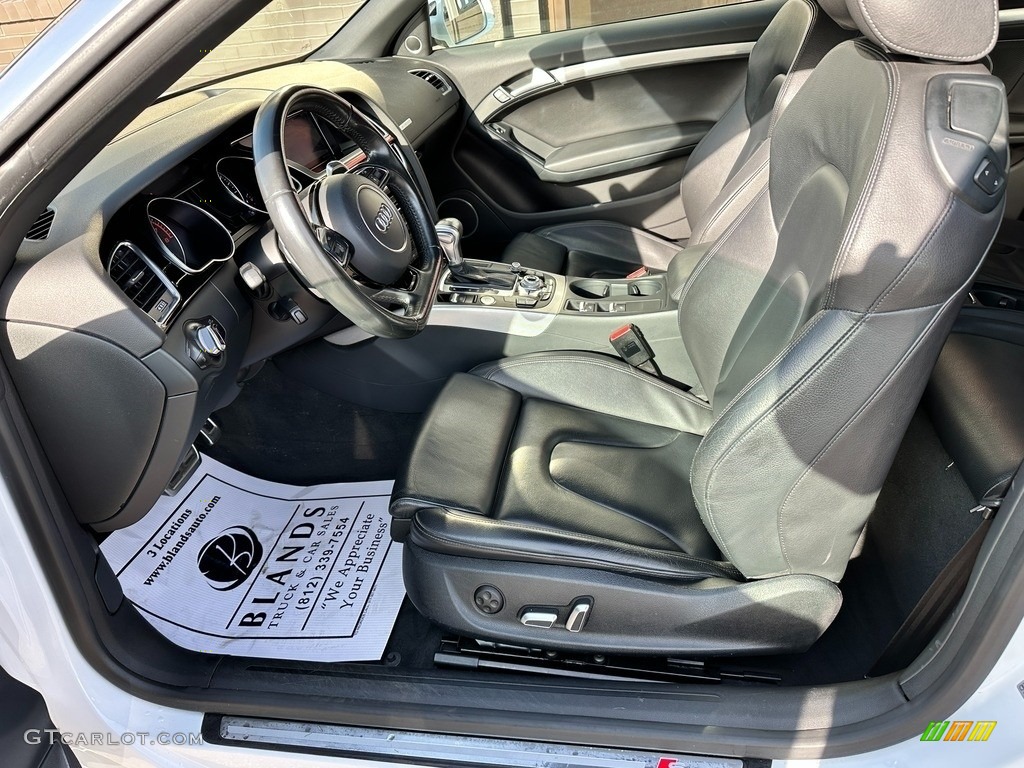 Black Interior 2017 Audi A5 Sport quattro Cabriolet Photo #145337649
