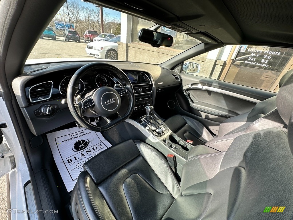 2017 Audi A5 Sport quattro Cabriolet Front Seat Photo #145337721