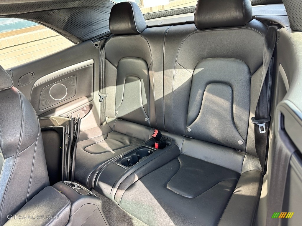 Black Interior 2017 Audi A5 Sport quattro Cabriolet Photo #145337772