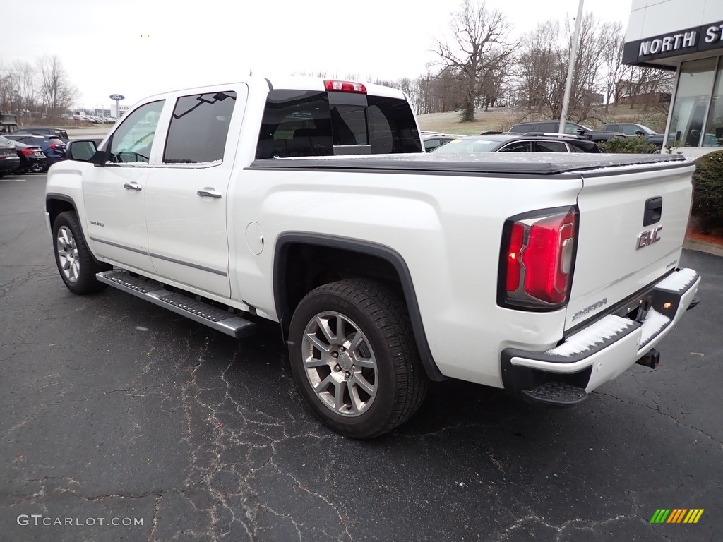 2018 Sierra 1500 Denali Crew Cab 4WD - White Frost Tricoat / Jet Black photo #3