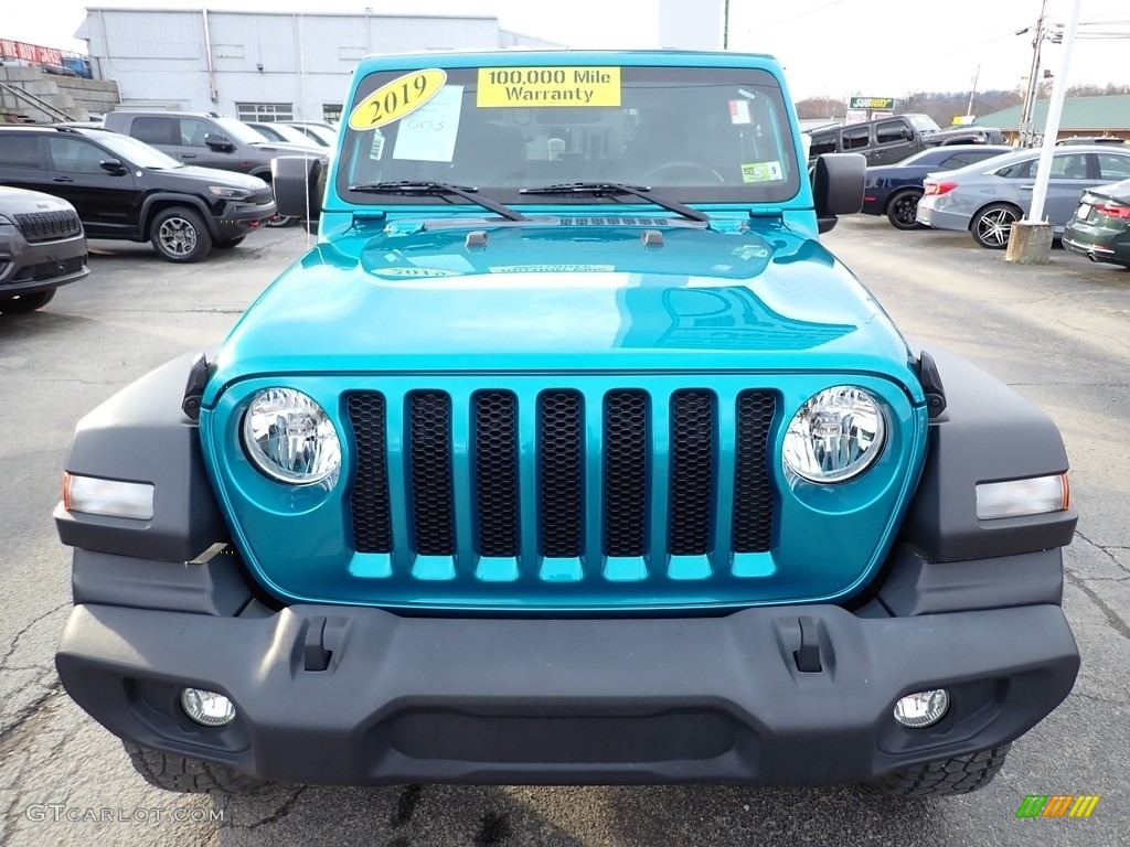 2019 Wrangler Sport 4x4 - Bikini Pearl / Black photo #9