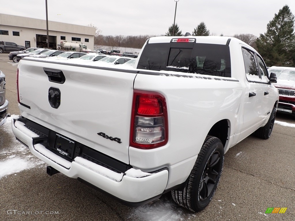 2023 1500 Big Horn Night Edition Crew Cab 4x4 - Bright White / Black photo #5