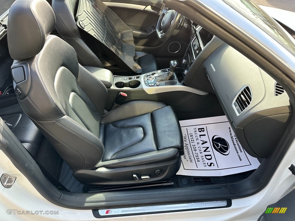 Black Interior 2017 Audi A5 Sport quattro Cabriolet Photo #145338501