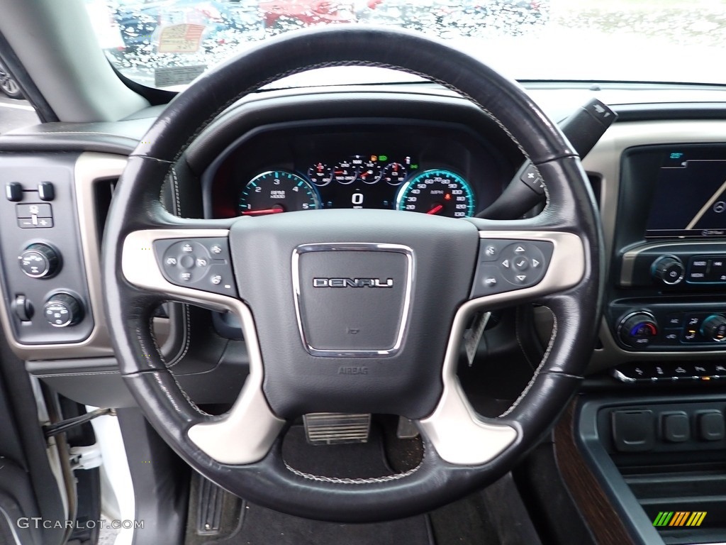 2018 Sierra 1500 Denali Crew Cab 4WD - White Frost Tricoat / Jet Black photo #29