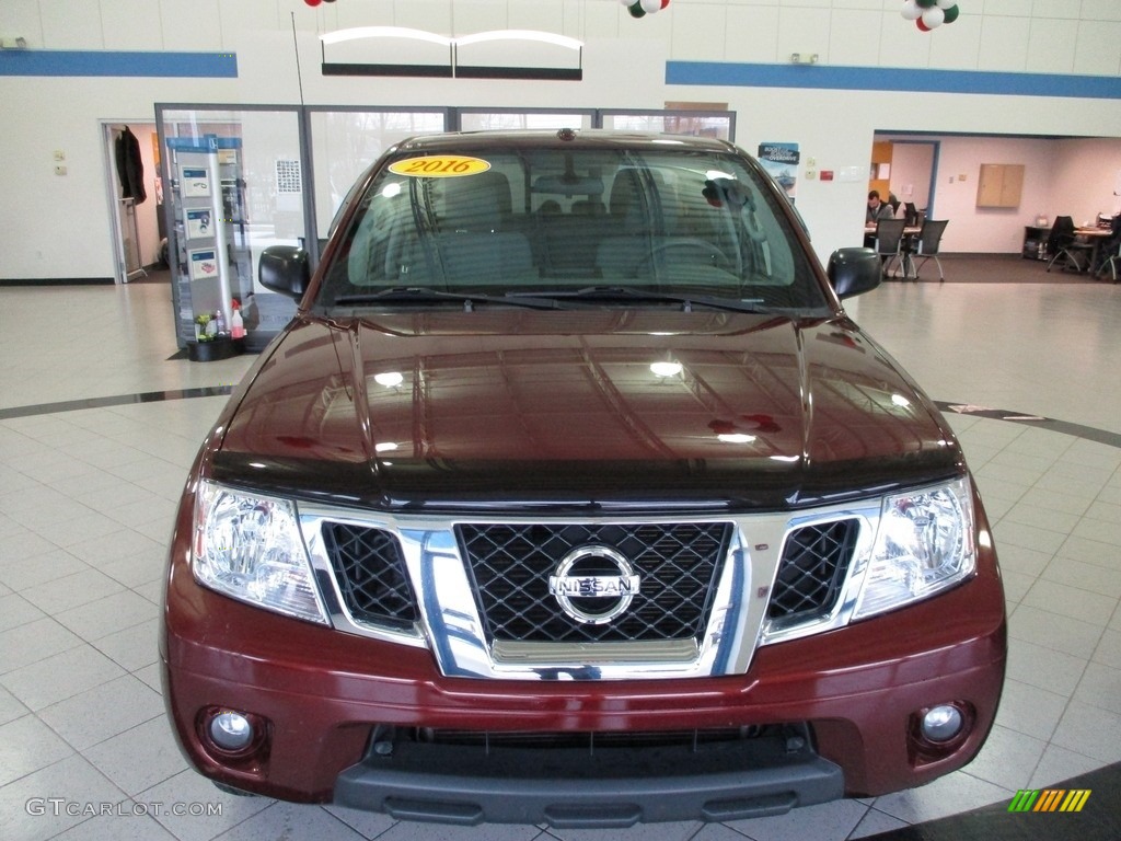 2016 Frontier SV Crew Cab - Lava Red / Graphite photo #3