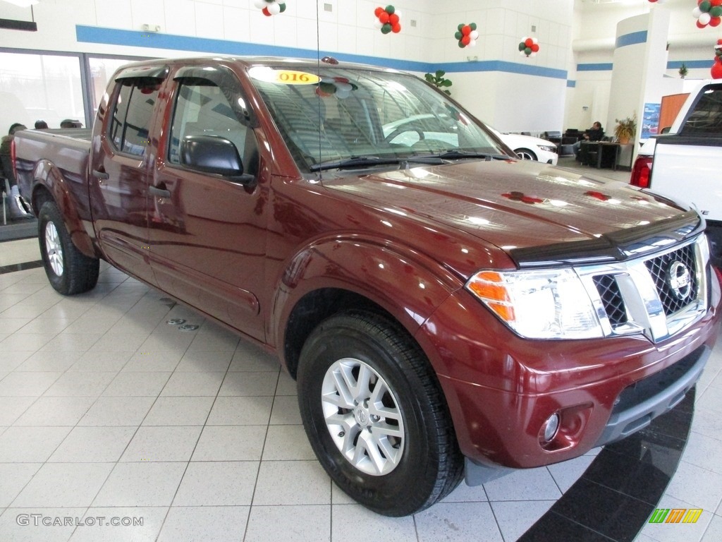 2016 Frontier SV Crew Cab - Lava Red / Graphite photo #5