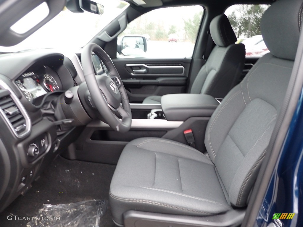 Black Interior 2023 Ram 1500 Big Horn Crew Cab 4x4 Photo #145339116