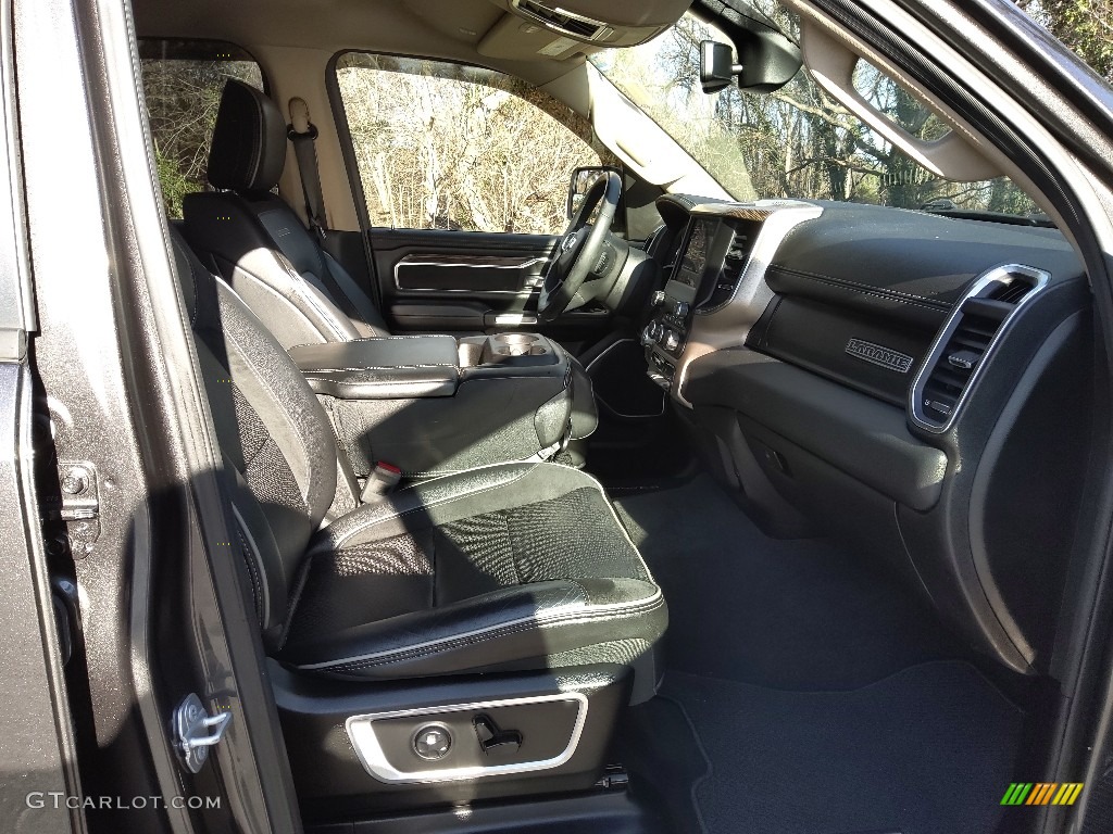 2019 1500 Laramie Quad Cab 4x4 - Granite Crystal Metallic / Black photo #20