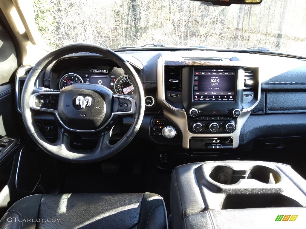 2019 1500 Laramie Quad Cab 4x4 - Granite Crystal Metallic / Black photo #21